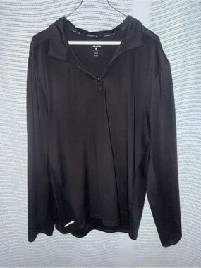 Layer 8 Long Sleeve Black Pullover Shirt